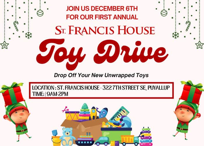 St Francis House First Annual Toy Drive 2025